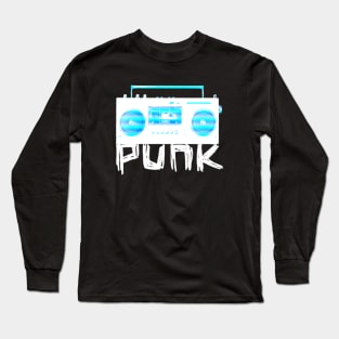 Punk Music Radio for Punk Rocker Long Sleeve T-Shirt